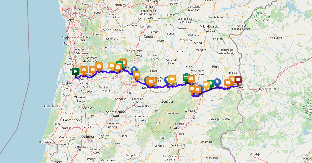 Itinerário - N16, Portugal de Lado a Lado | Andar de Coiso